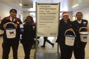 TFL staff deliver 1,500 festive boost to Whittington Health